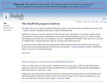 Tablet Screenshot of madwifi-project.org